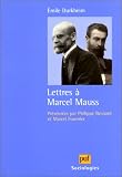 Lettres � Marcel Mauss