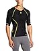 Skins A200 Men's Short Sleeve Compression Top, Medium, Black/Yellow