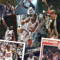 10 Different Hakeem Olajuwon Basketball Cards - Mint Condition In Display Album !!