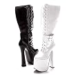 X-PAIGE 7" Lace-Up Knee Boot Available in 2 Colors