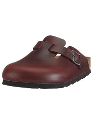 Birkenstock Boston Naturleder, Unisex Clogs