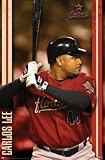 Astros - Carlos Lee by Unknown. PLAQUE MOUNTED. 22.00 inches width by 34.00 inches height. Highest Quality Art Poster Print