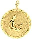 Virgo, 14K Gold Charm