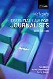 Books : McNae's Essential Law for Journalists
