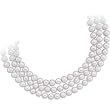72 Inches Cultured Freshwater White Pearl Necklace