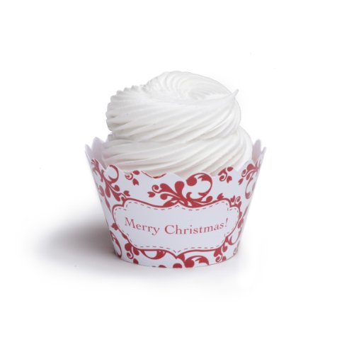 Dress My Cupcake Merry Christmas Cupcake Wrappers