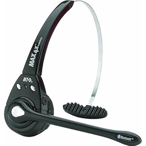 Motor Trend Over-The-Head Bluetooth Headset with MAX 4x
