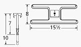 'Burner Asmby, H Sgl, Ss, 15.875 X 8; Bmstr'