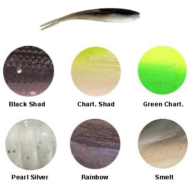 Berkley Gulp! 3^ and 4^ Minnow Size: 4^; Color: Smelt (SMLT)