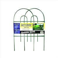 Origin Point 052410 Garden Border Round Folding Fence, White, 24-Inch Width