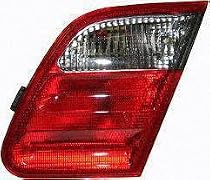 00-02 MERCEDES BENZ E430 e-430 TAIL LIGHT RH (PASSENGER SIDE), Inner, Red & Smoke Sedan (2000 00 2001 01 2002 02) M730107 2108209064