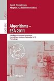 Algorithms - ESA 2011 : 19th annual European symposium, Saarbrücken, Germany, September 5-9, 2011 : proceedings