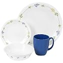 Corelle Livingware 16-Piece Dinnerware Set, Service for 4, Secret Garden