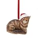 Country Artist "Main Coon Lying" Cat Ornament