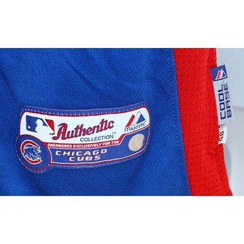 Tyler Colvin Jersey - Chicago Cubs 2011 Game Worn #21 Blue Alternate BP Cool Base Jersey (48) (FJ588753)
