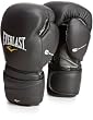 Everlast Protex 2 Leather Hook & Loop Gloves - Black 16 oz L/XL