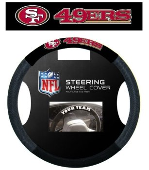 San Francisco 49ers NFL Mesh Steering Wheel Cover