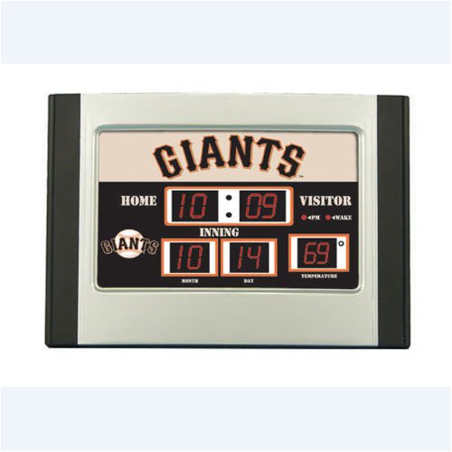 San Francisco Giants Mlb Scoreboard Desk Clock (6.5"x9") Picture