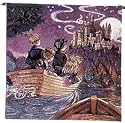 Harry Potter's Journey to Hogwarts Tapestry Wall Hanging