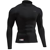 (アンダーアーマー)UNDER ARMOUR UAヒートギアコンプレッションステルスロングスリーブモックT MBB3483 スポーツスペシフィック メンズ ベースボール BLK 4XL MBB3483 BLK (BLK/4XL)