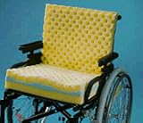 Iris Wedge Cushion With Rose Staph Chek Cover 16x18x3.5front 2.5 At Back