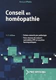 Livres Hom�opathie - Conseil en hom�opathie