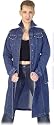Neu US Designer Jeansmantel stoneblau mit Nieten Gr. S-XXL