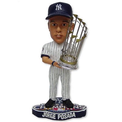 N.Y. YANKEES JORGE POSADA WORLD SERIES 09 BOBBLEHEAD