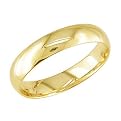 Mens 14K Yellow Gold Comfort-Fit 5mm Simple Wedding Band