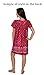 Women's Short Sleeve Housecoat Floral Duster Nightgown