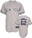 Joba Chamberlain Jersey: Youth 2010 Majestic Road Grey Replica #62 New York Yankees Jersey