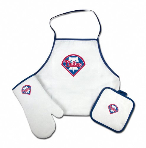 Philadelphia Phillies Tailgate & Kitchen Grill Combo Set