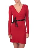 Morgan H11-Rook.M - Robes Manches Longues - Cache-Coeur et Ceinture Satinée - Femme