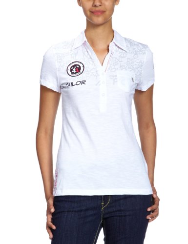 TOM TAILOR Polo Team Damen Poloshirt, 15121850073/polo team nice poloshirt, Gr. 44 (XXL),  Preisvergleich