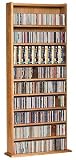  : Hardwood DVD/CD Wall Unit - Oak