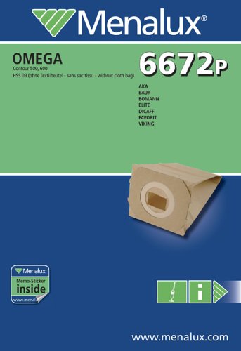 Menalux 6672 P / 10 Staubbeutel / Baur / Bomann / Omega Preisvergleich