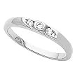 14K White Gold Diamond Ring - 0.13 Ct.