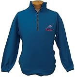 Medium (M) NFL Buffalo Bills Embroidered Half Zip Fleece Pullover Jacket