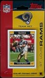 2006 Topps St. Louis Rams Limited Edition Football Cards Team Set (12 Cards) - Not Available in Packs - Includes Marc Bulger, Isaac Bruce, Shaun McDonals, Kevin Curtis, Steven Jackson, Torry Holt, Marshall Faulk, and more!