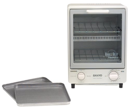 Sanyo SK-7W Space Saving Toasty Oven, White