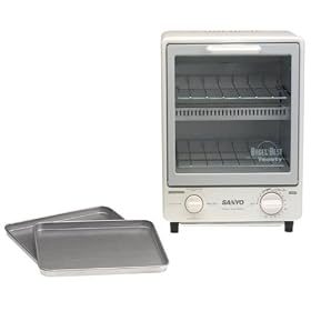 Sanyo SK-7W Space Saving Toasty Oven, White