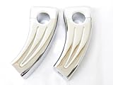 Motorcycle 3.5 inch Chrome Billet Handlebar Hand Bar Risers Riser Custom Billet Chrome HONDA YAMAHA KAWASAKI SUZUKI HARLEY DAVIDSON CRUISERS CHOPPERS HOGS Metric Motorcycle Bikes