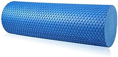 Jasoy Sports Intense Relaxing Body Back Massager Solid Eva Foam Roller Blue 36"