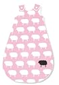 Pinolino 76522-7W130 - Kugelschlafsack Winter 130 cm, 'Happy Sheep' rosa