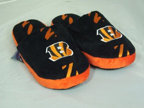 Cincinnati Bengals NFL Team Stripe Slide Slippers