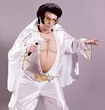 Funny Overweight Fat Elvis Presley Halloween Costume Adult Standard (6 foot, 180 lbs)