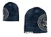 Printed Logo Navy Beanie Hat