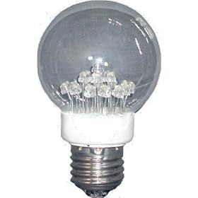 Lights of America 2026LED-30K-24 LED 1.5 Watt Standard Base Pendant Style Warm White Light...