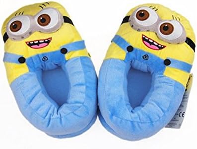 Banado® (Adult) Despicable Me Plush Slippers Minions Anime Slippers Winter Fuzzy Slippers