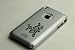 Apple iPhone 1G Soft Polycarbonate Slim fit Case - Silver with Rose Tattoo (Cozip Brand) Made in Korea